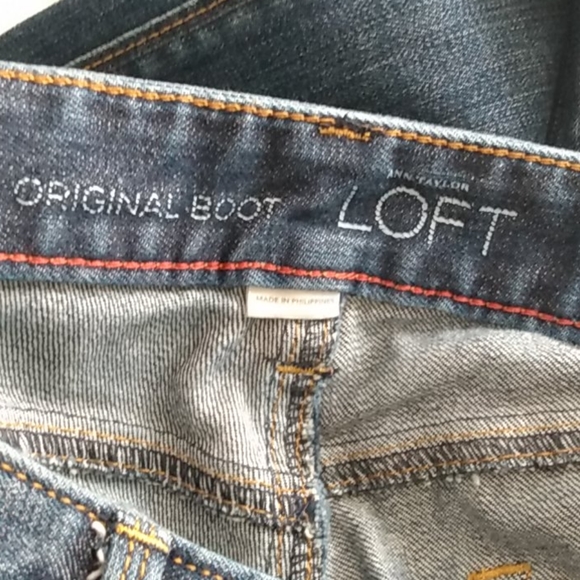 LOFT original Bootcut Jeans In Dark - Picture 7 of 7